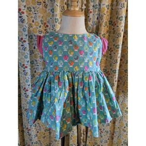 Elephant Dimples Handmade Boutique Girls Tunic Size 4-5